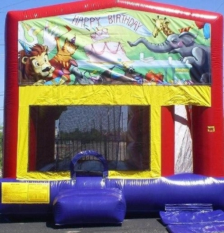 Picture of Happy Birthday Panel Jumping Castle Jumpmaxx Tucson
