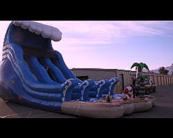 Picture of dual lane  Slide Jumping castle Jumpmaxx