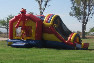 Elmo Jumping Castle 3 in 1 jump and Slide Picture of the Elmo 3 in 1 Jump and Slide