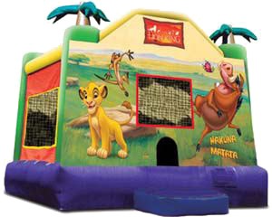 Picture of Disney Lion King Jumping castle JUmpmaxx